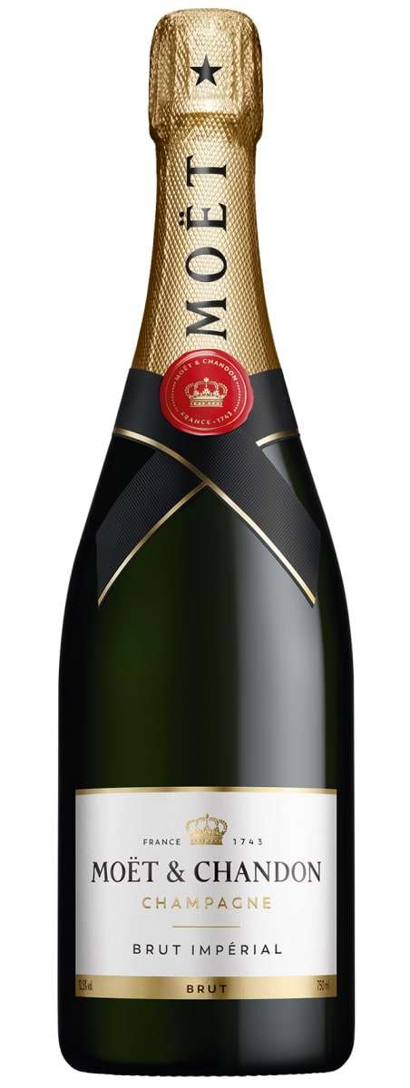 Moet & Chandon Champagne Brut Imperial 750 ML bottle displaying elegant luxury and celebration essence