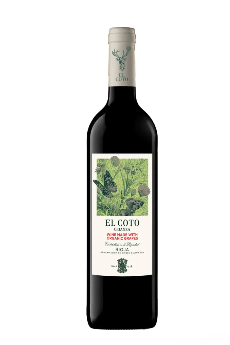 El Coto Organic Crianza Rioja Tempranillo 750 ML
