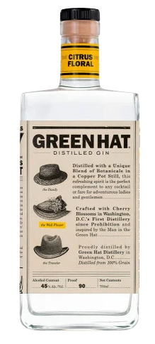 Green Hat Citrus Floral Gin Limited Edition 750 ML