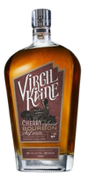 Bottle of Virgil Kaine Cherry Bourbon on a white background