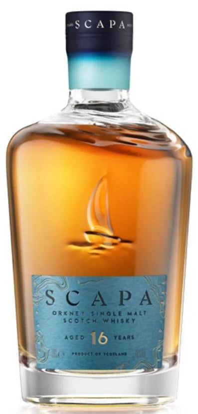 Scapa 16 Year Old Island Single Malt Scotch Whiskey 750 ML