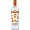 Smirnoff Kissed Caramel 750ml vodka bottle with caramel flavor