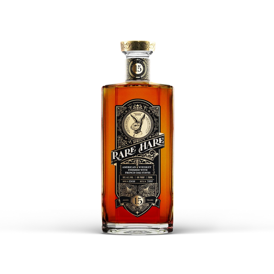 Rare Hare American Whiskey Finished With French Oak Staves 15 Yr 100 700 ML