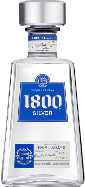 1800 Silver Tequila 100% De Agave 1 L