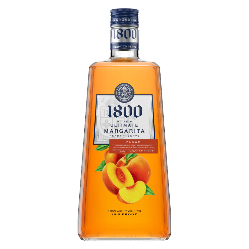 1800 Ultimate Peach Margarita Ready to Drink 1.75 L