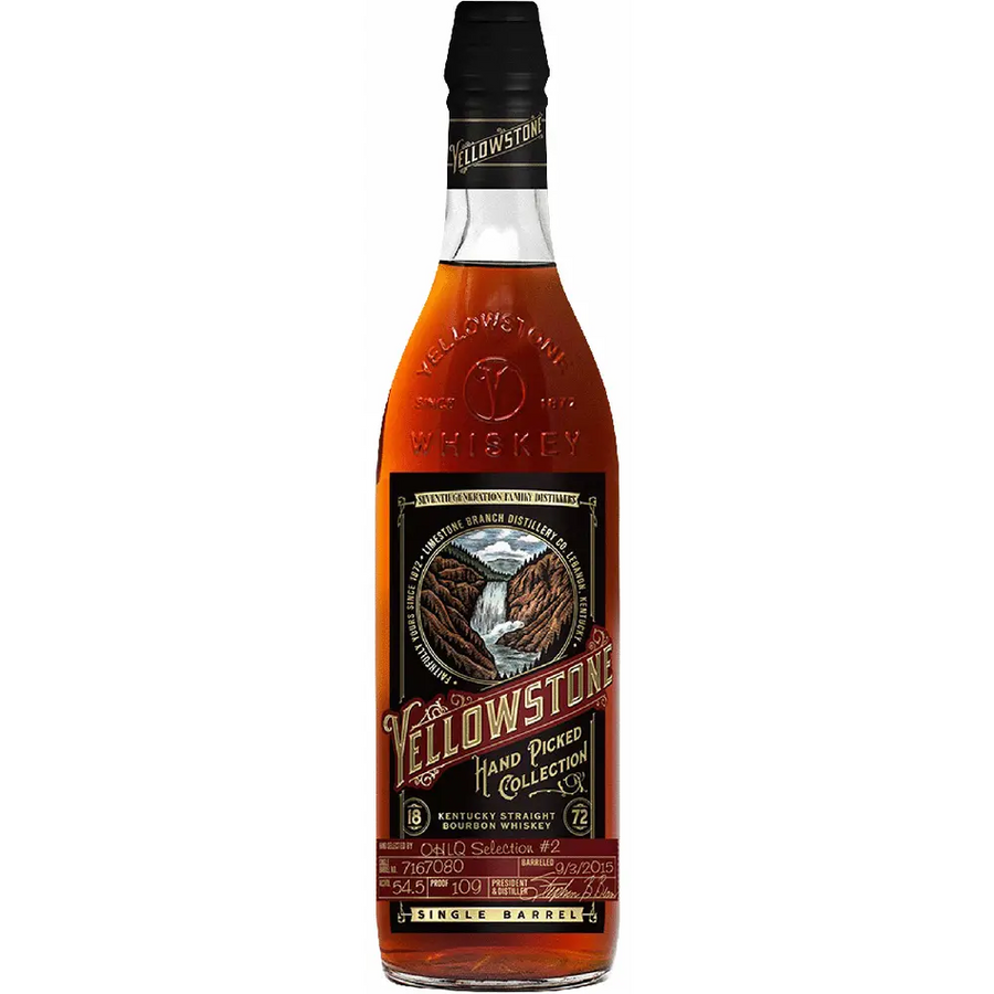 Yellowstone Handpicked Single Barrel Bourbon Whiskey 109 Proof 750 ML