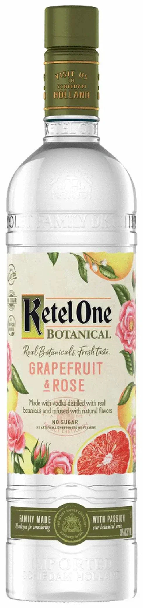 Ketel One Grapefruit & Rose Flavored Vodka Botanical 60 1 L – Refreshing & Elegant