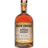 Iron Smoke Straight Bourbon Whiskey 750ml bottle on wooden surface