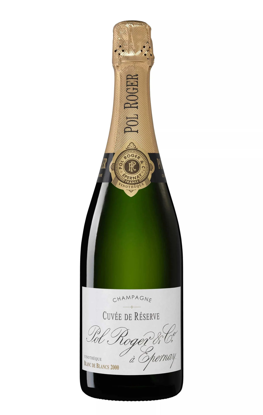 Pol Roger Champagne Brut Blanc De Blancs Cuvee De Reserve 2000 750 ML