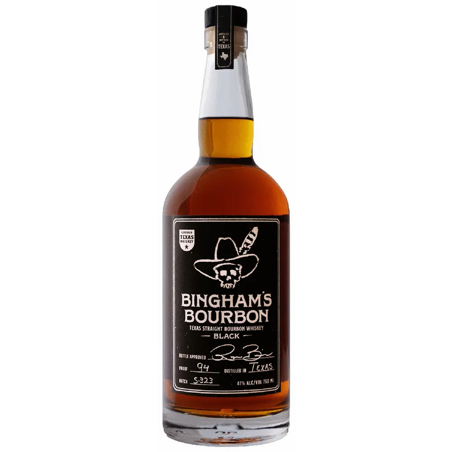 Binghams Bourbon Straight Bourbon Black 750 ML