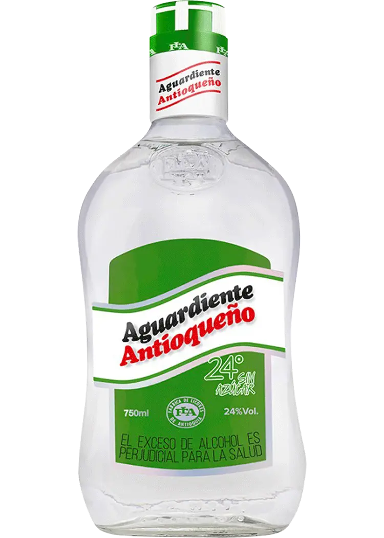 Antioqueno Aguardiente Verde Sin Azucar 750 ML