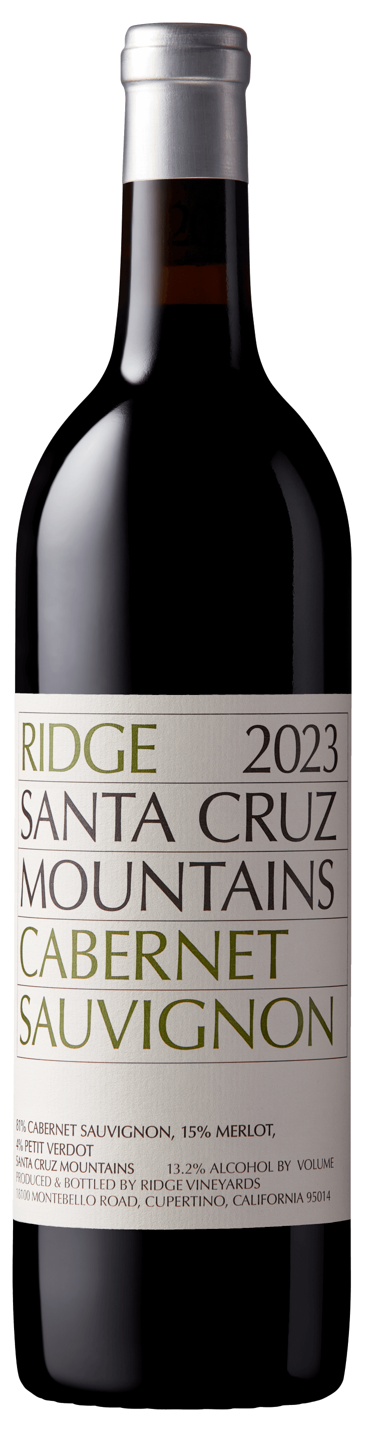Ridge Vineyards Cabernet Sauvignon Santa Cruz Mountains 2023 750 ML