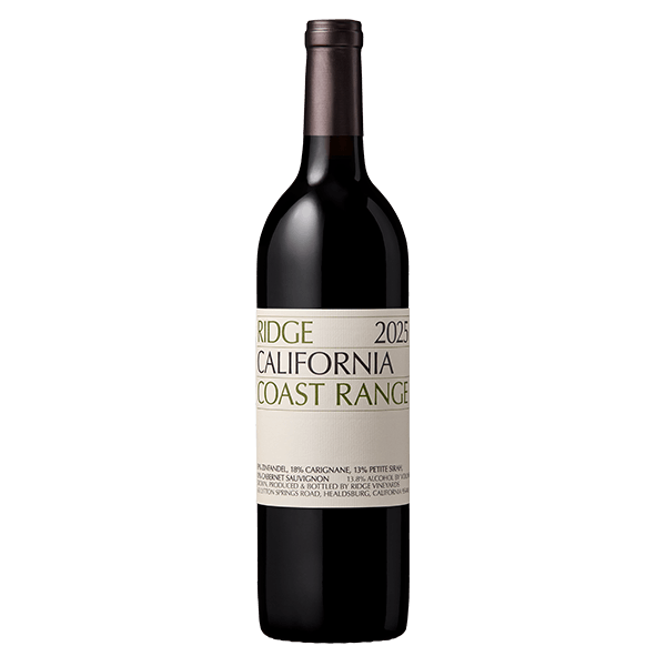 Ridge Vineyards Coast Range Zinfandel California 2025 750 ML