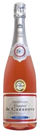 Charles De Cazanove Brut Rose Champagne 750 ML