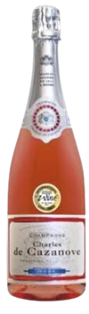 Charles De Cazanove Brut Rose Champagne 750 ML