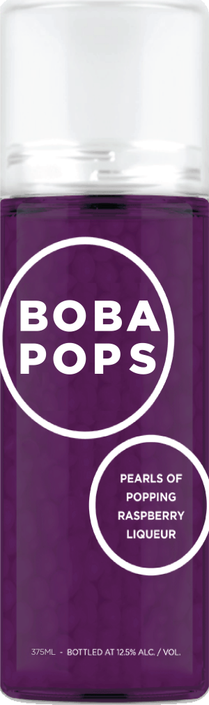 Boba Pops Raspberry 750 ML bottle