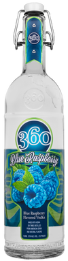 360 Blue Raspberry Flavored Vodka 1 L