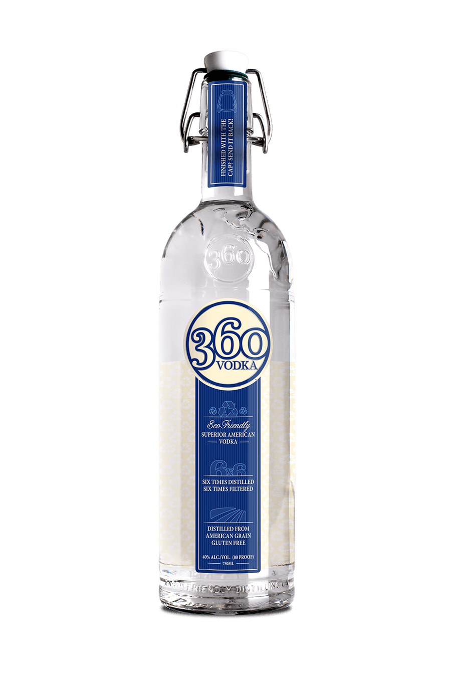 360 Superior American Vodka 750 ML