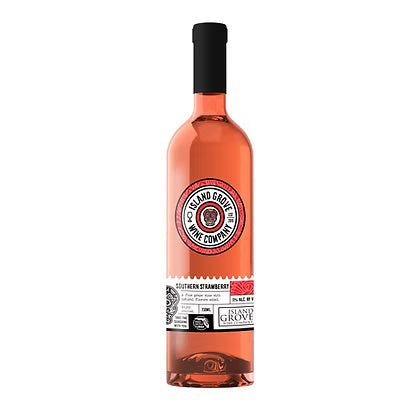 Island Grove Wine Company Southern Strawberry Sparkling Wine 750 ML