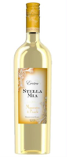 Evviva Stella Mia Moscato & Peach 750 ML bottle with fresh fruit flavors and peach essence