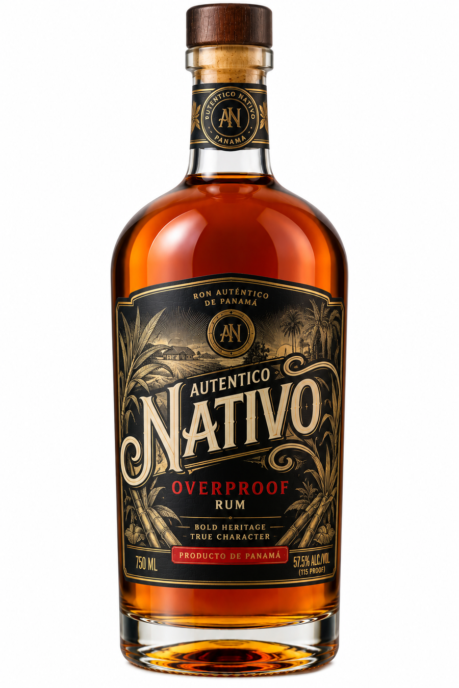 Autentico Nativo Overproof Rum 750 ML