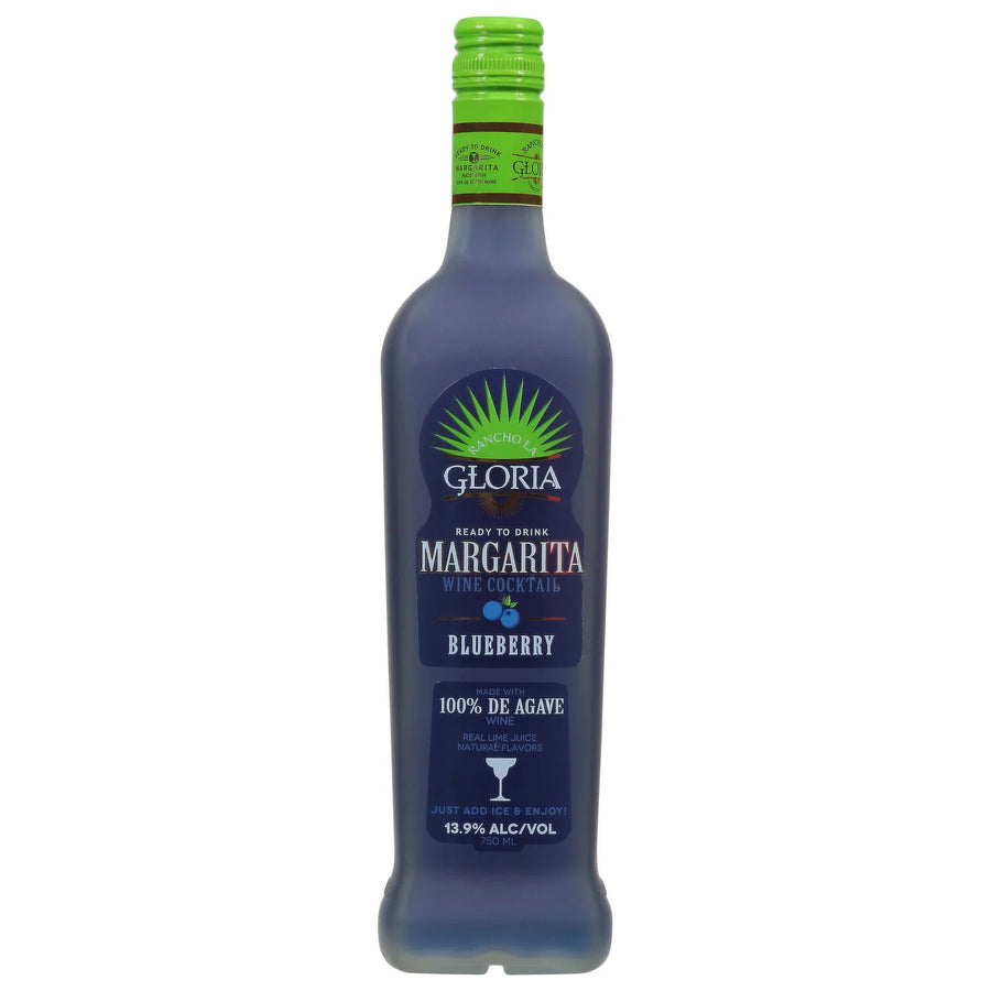 Rancho La Gloria Blueberry Margarita 100% De Agave Wine 750 ML