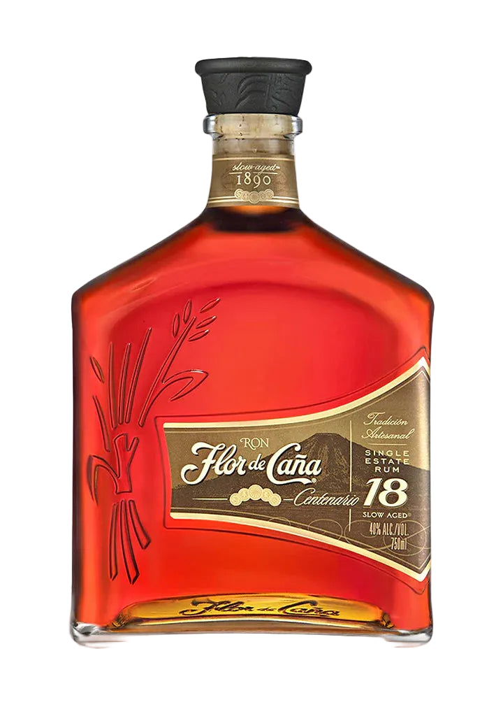 Flor de Cana 18 Year Old Centenario Gold Rum 750 ML