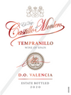 Castillo De Monlero Valencia Tempranillo Estate Bottled 2020 750 ML