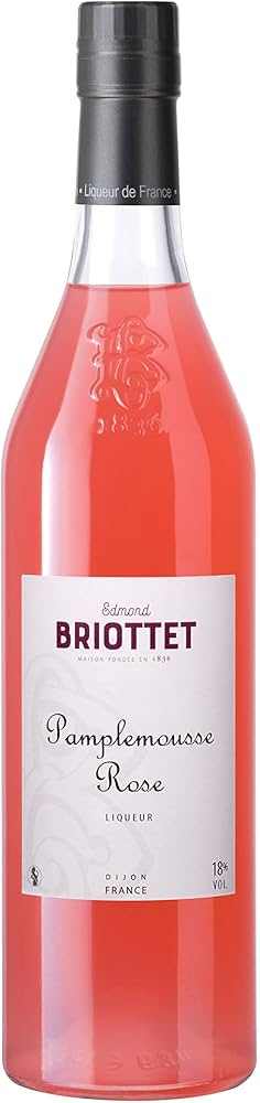 Bottle of Edmond Briottet Liqueur De Pamplemousse 36 700 ML with fresh grapefruit flavor