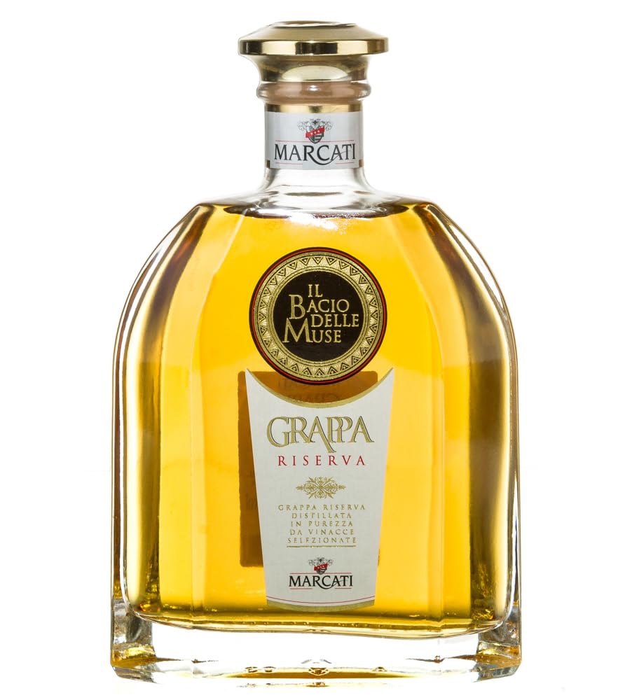 Marcati Grappa Riserva Il Bacio Delle Muse Aged in Oak Barrels 750 ML
