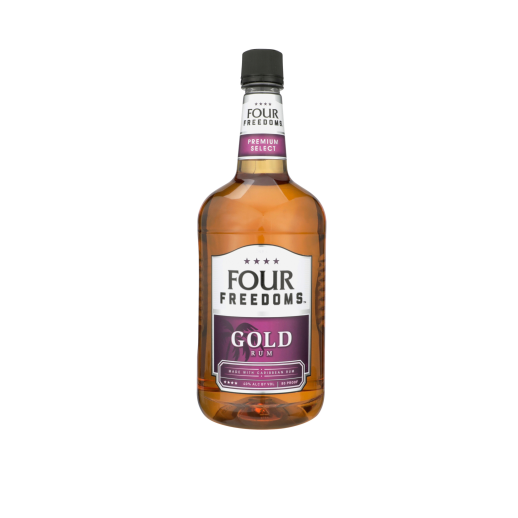 Four Freedoms Gold Rum Plastic 1.75 L