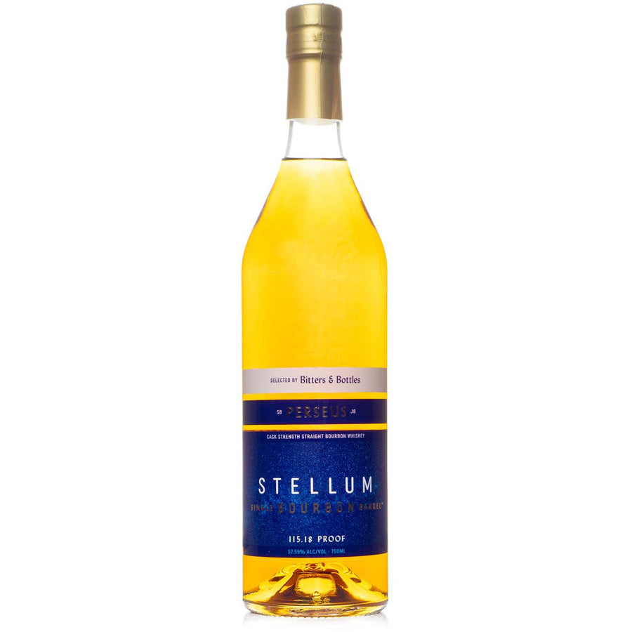 Stellum Single Barrel Straight Bourbon Whiskey Perseus Cask Strength 114.66 Proof 750 ML