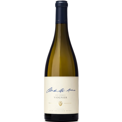Bottle of Millton Clos de Ste. Anne Les Arbres Viognier 750 ML premium white wine from Gisborne New Zealand