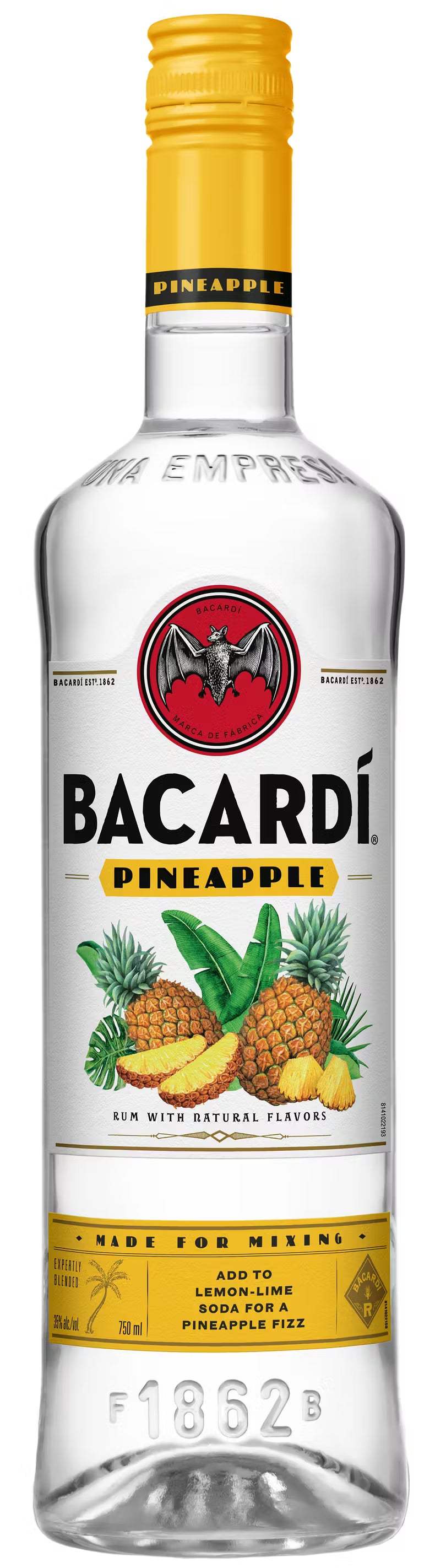Bacardi Pineapple Flavored Rum 70 750 ML