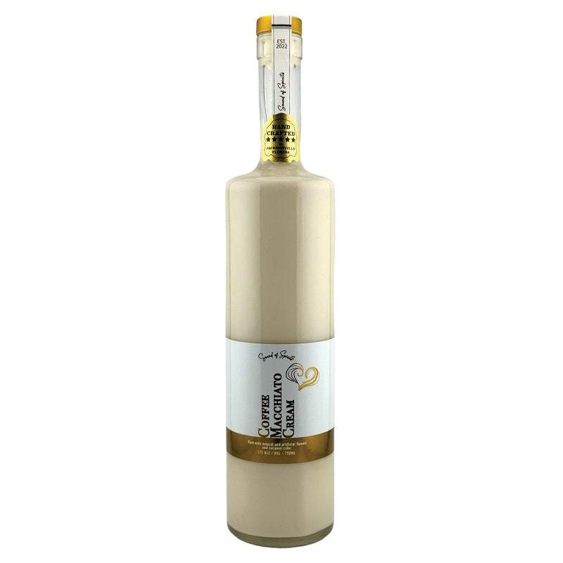 750ml bottle of Sound of Spirits Coffee Macchiato Creme cream liqueur with coffee and caramel notes