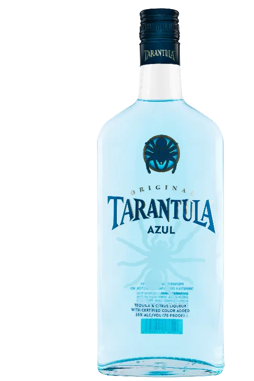 Tarantula Azul Tequila Liqueur 750 ML Vibrant Blue Agave Citrus Flavor