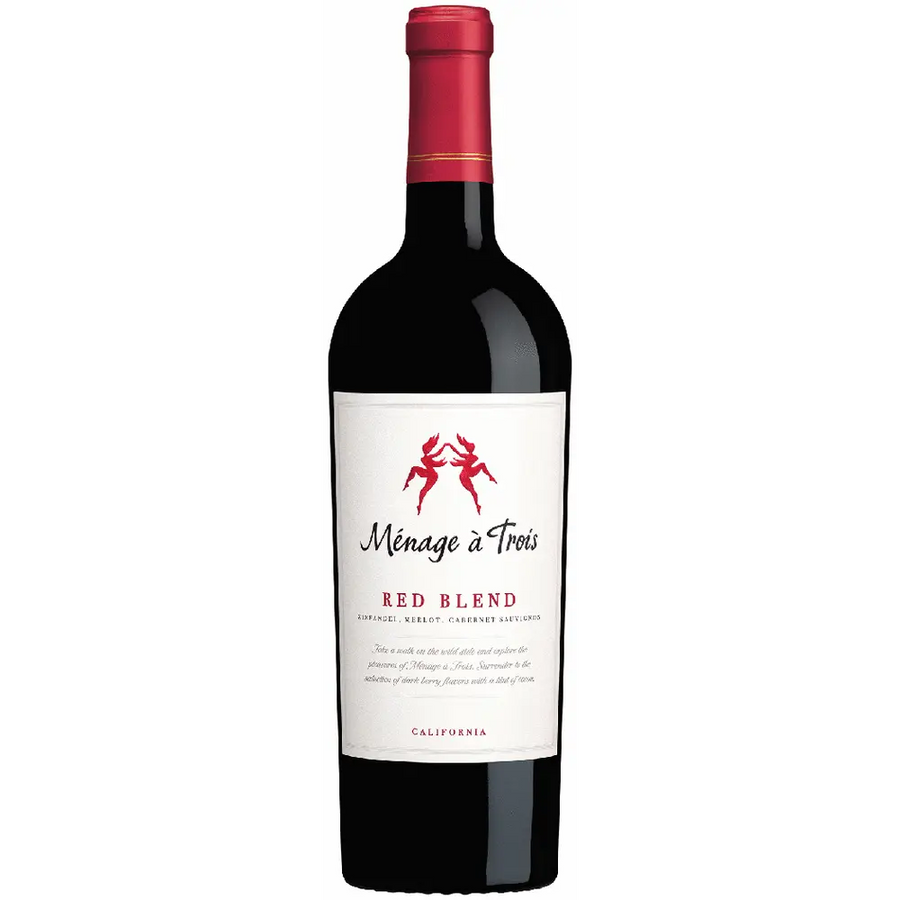Menage a Trois California Red Wine 750 ML