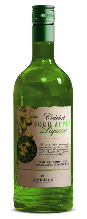 Celebri Vodka Celebri Sour Apple Liqueur 1 L