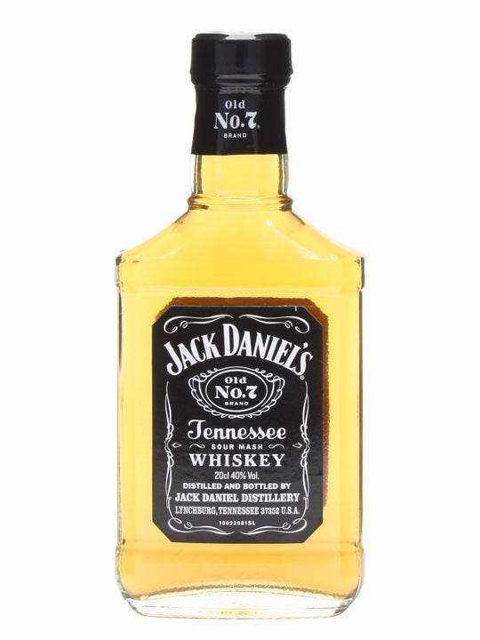 Jack Daniels Old No 7 Tennessee Sour Mash Whiskey 750 ML bottle on white background
