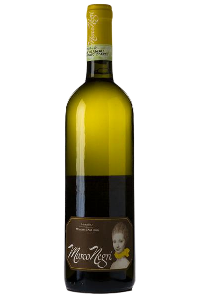 Marco Negri Moscato d'Asti Marsilio 750 ML Italian sweet wine bottle