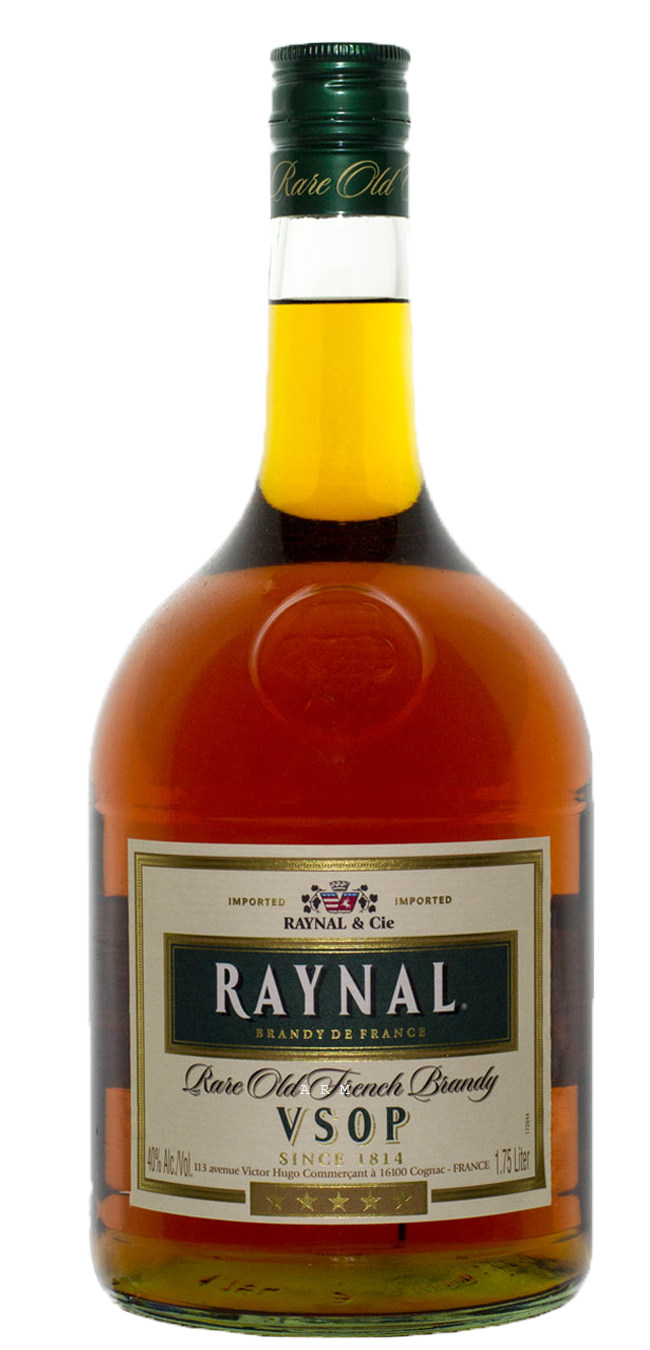 Raynal VSOP Brandy 750 ML bottle with deep amber color and premium label.