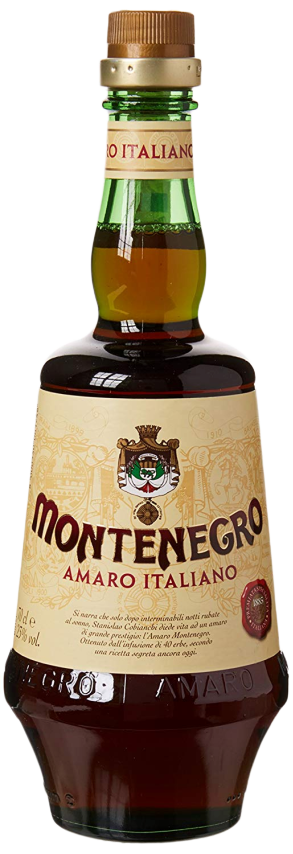 Montenegro Amaro 750 ML Italian herbal liqueur bottle