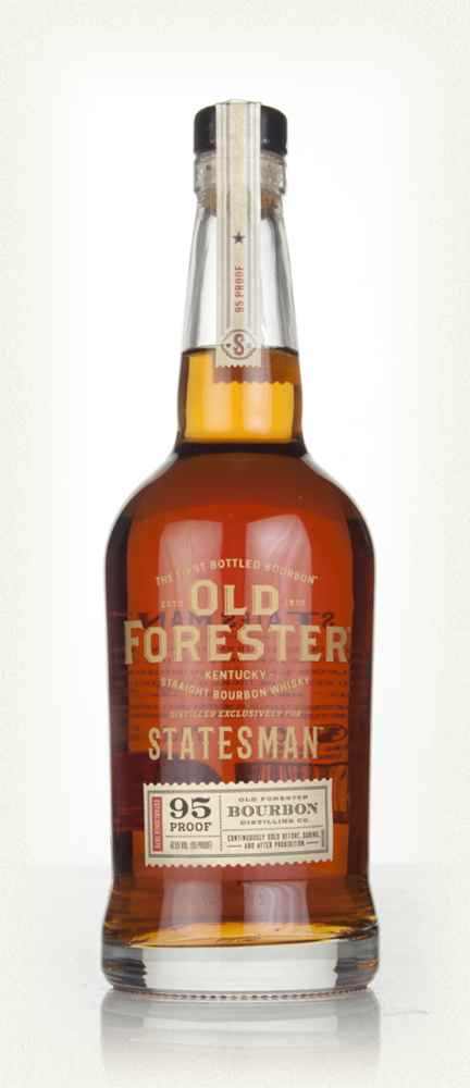 Old Forester Statesman Kentucky Straight Bourbon Whiskey bottle 750 ML.