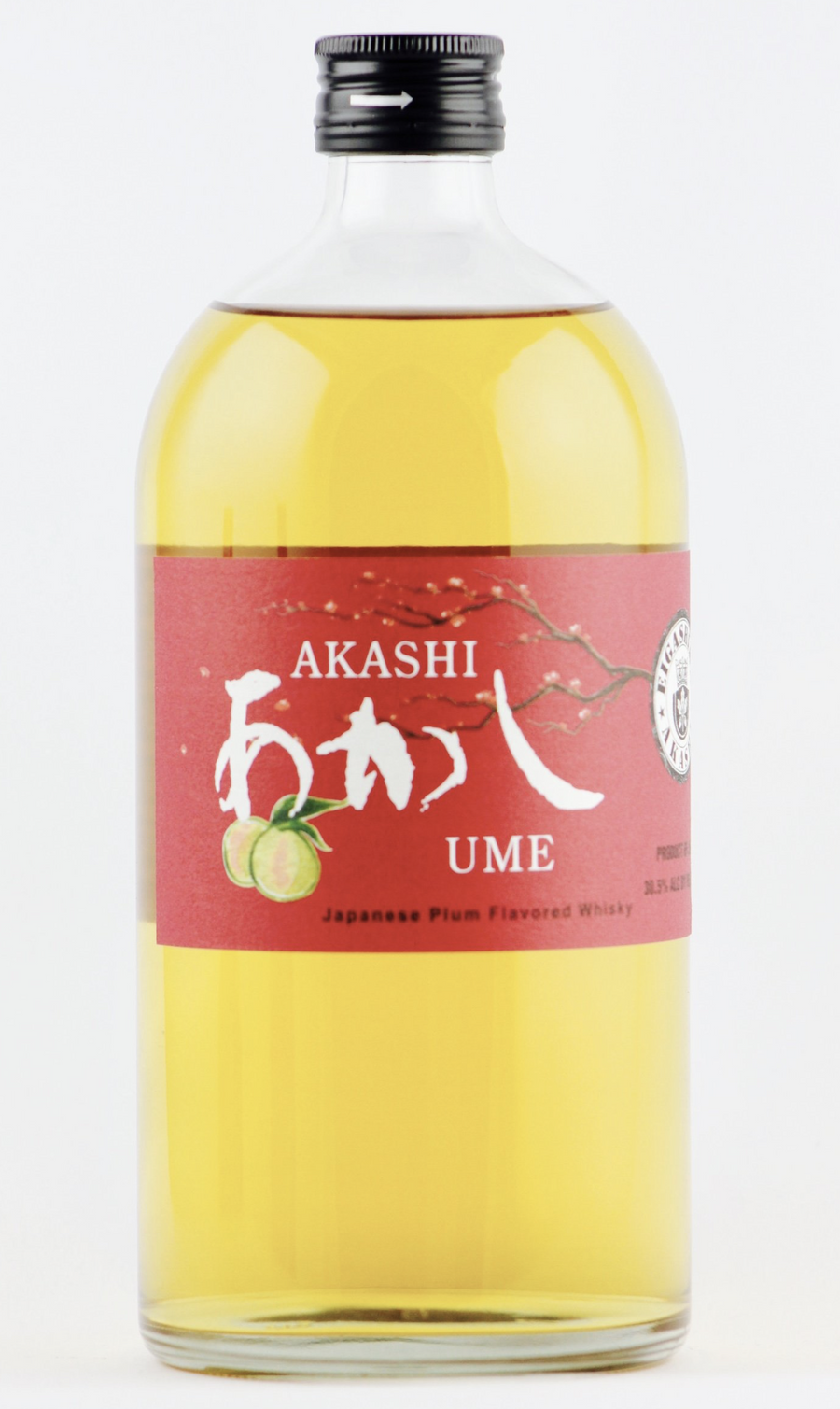 Akashi Ume Plum Whisky 750 ML bottle – Japanese plum-infused whisky