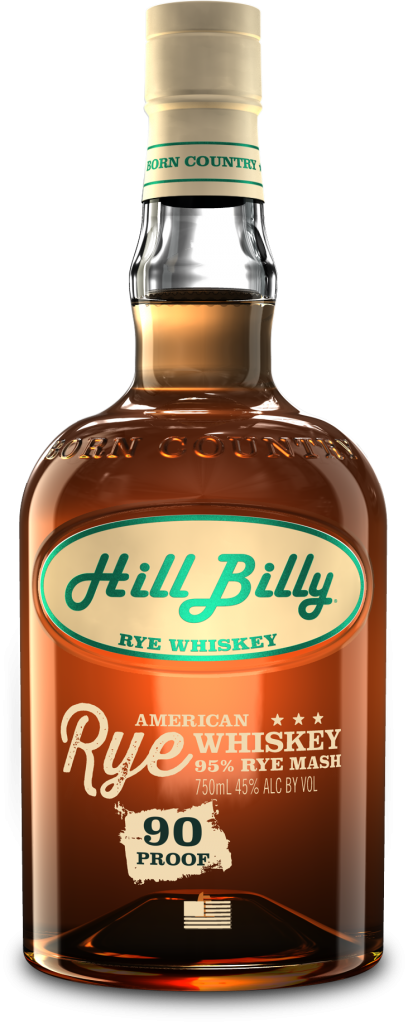 HillBilly Bourbon Rye Whiskey 750 ML