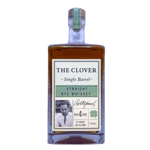 The Clover 4 Year Old Single Barrel Straight Rye Whiskey 750 ML