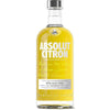 Absolut Lemon Flavored Vodka Citron 80 750 ML bottle with bright label, showcasing fresh lemon flavor and Swedish craftsmanship.