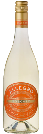 Allegro Cellars Moscato California 750 ML