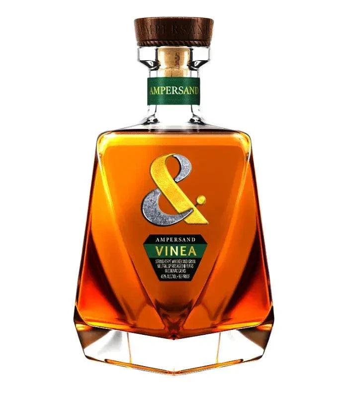 Ampersand Rye Whiskey Vinea 8 Yr 92 Proof 750 ML bottle with premium rye whiskey label