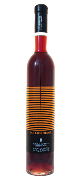 Anatolikos Vineyards Natural Sundried Dessert Wine Pollios Oinos Greece 2014 500 ML